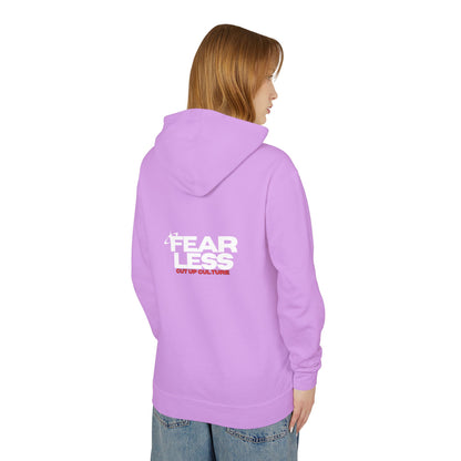 Cut Up Culture/‘Fearless’ lightweight hoodie