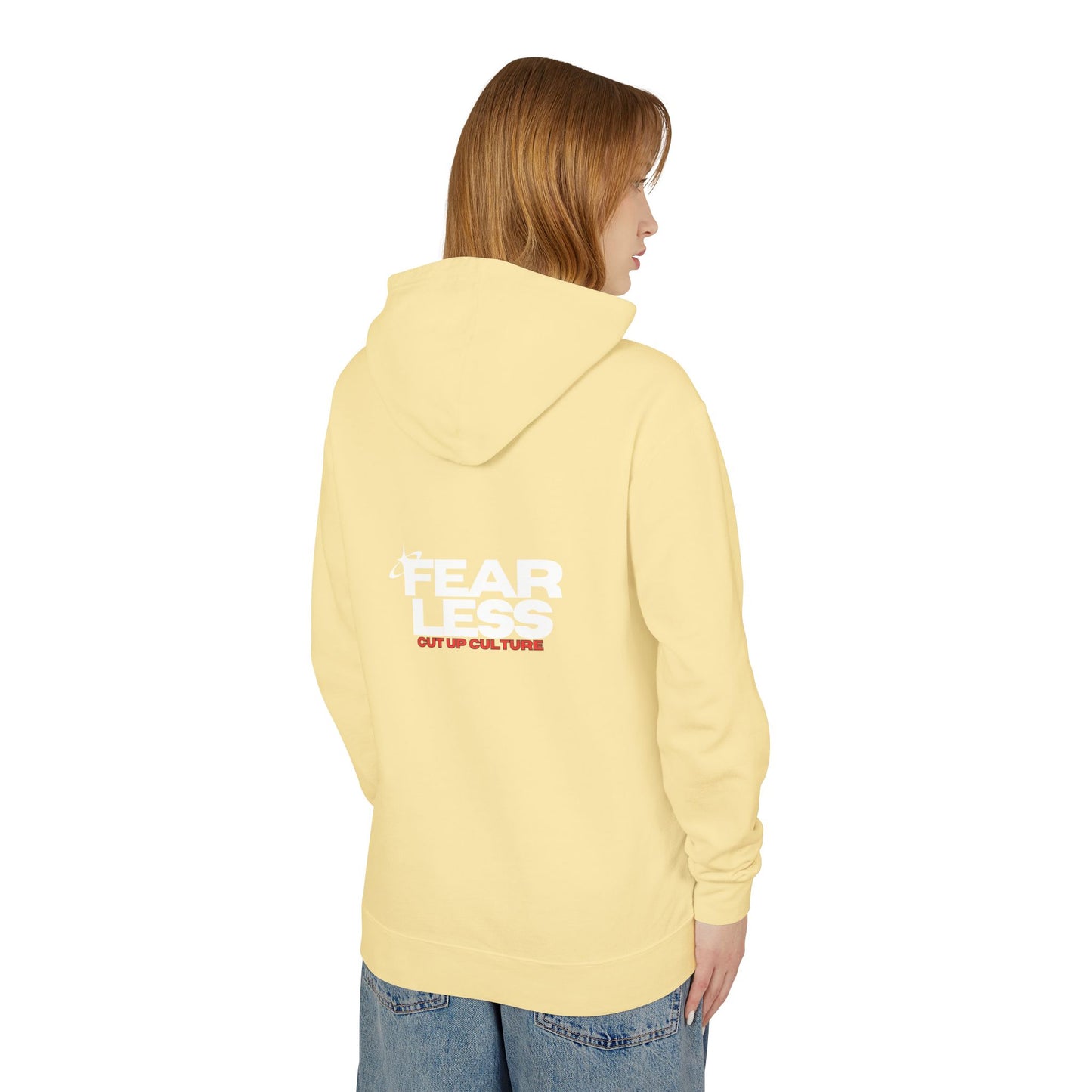Cut Up Culture/‘Fearless’ lightweight hoodie