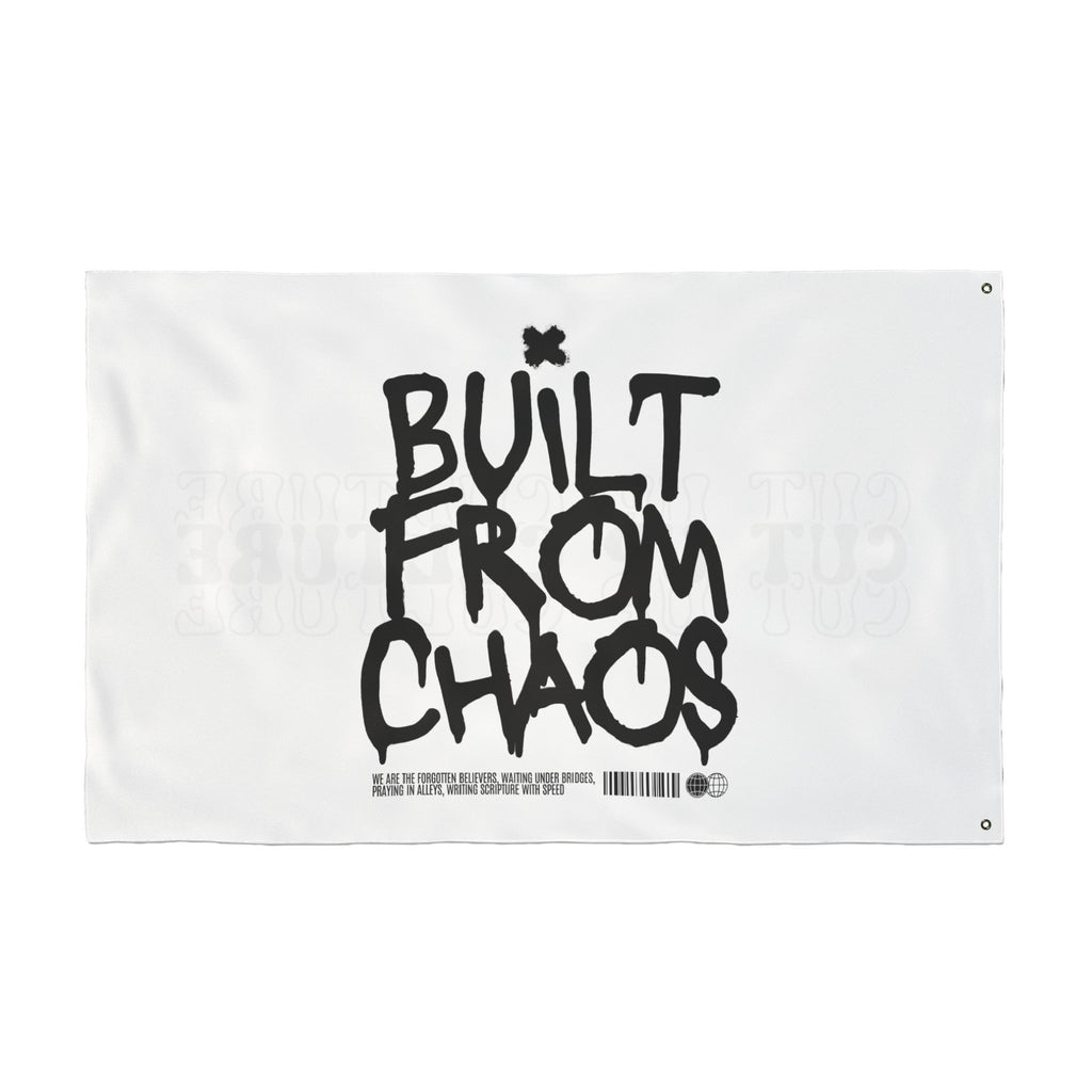 "Built From Chaos" / "Cut Up Culture" 1st edition Banner