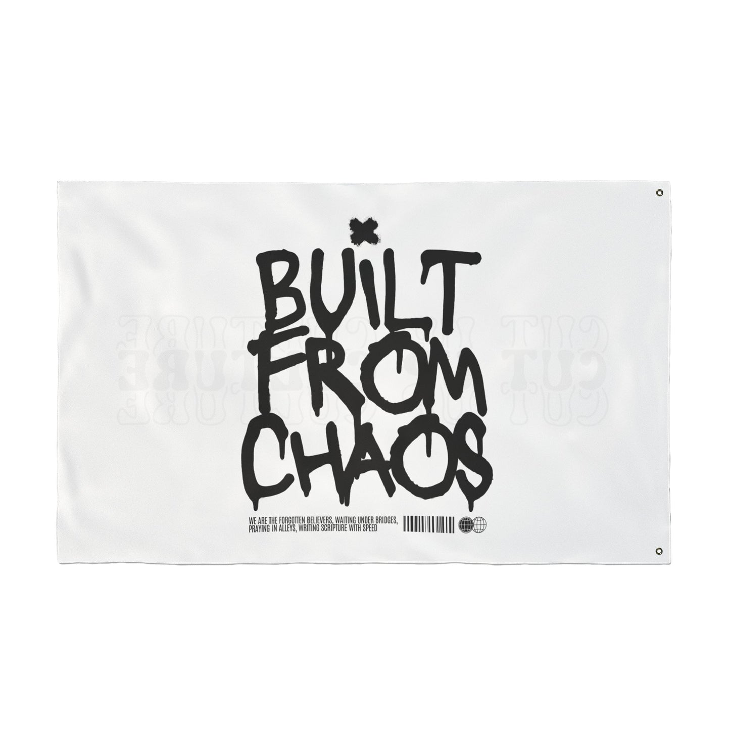 "Built From Chaos" / "Cut Up Culture" 1st edition Banner