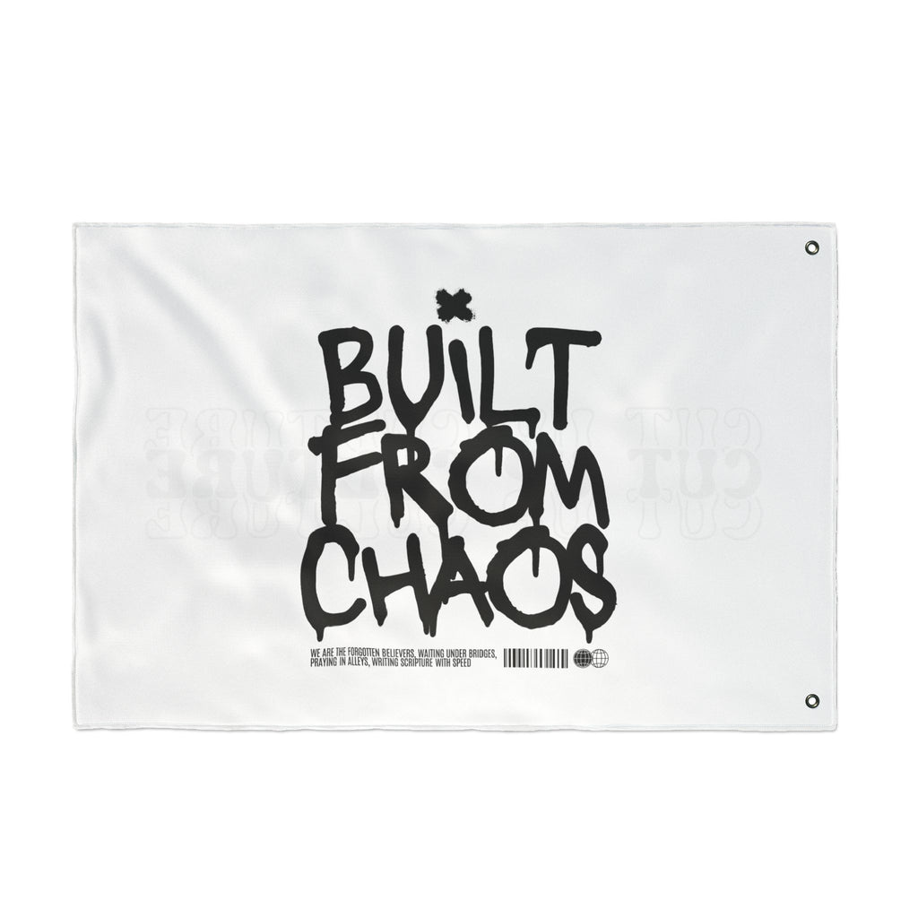 "Built From Chaos" / "Cut Up Culture" 1st edition Banner