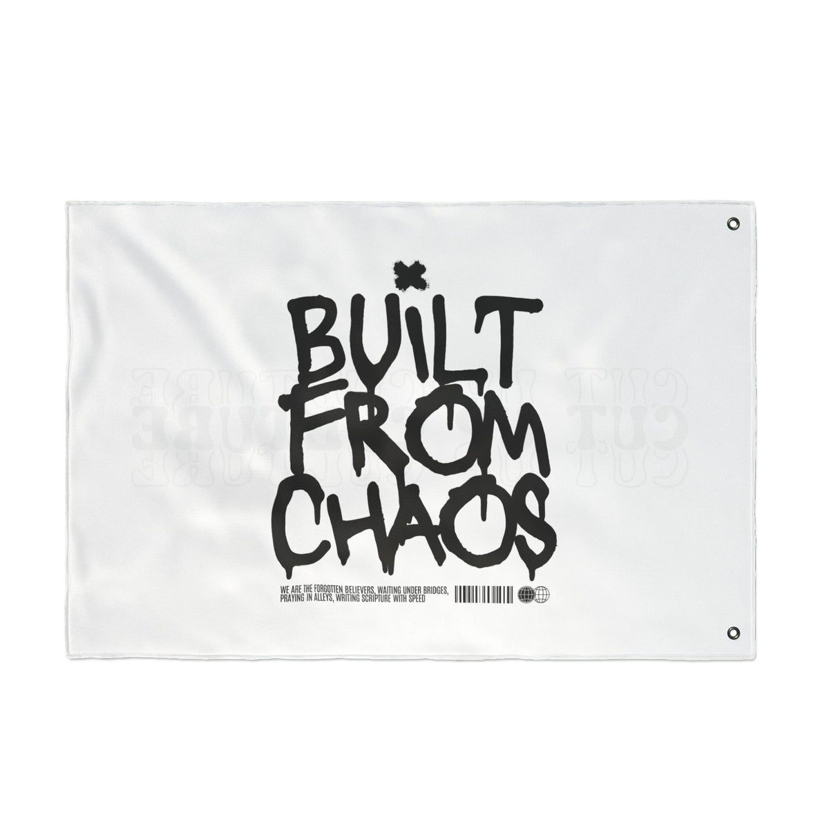 "Built From Chaos" / "Cut Up Culture" 1st edition Banner