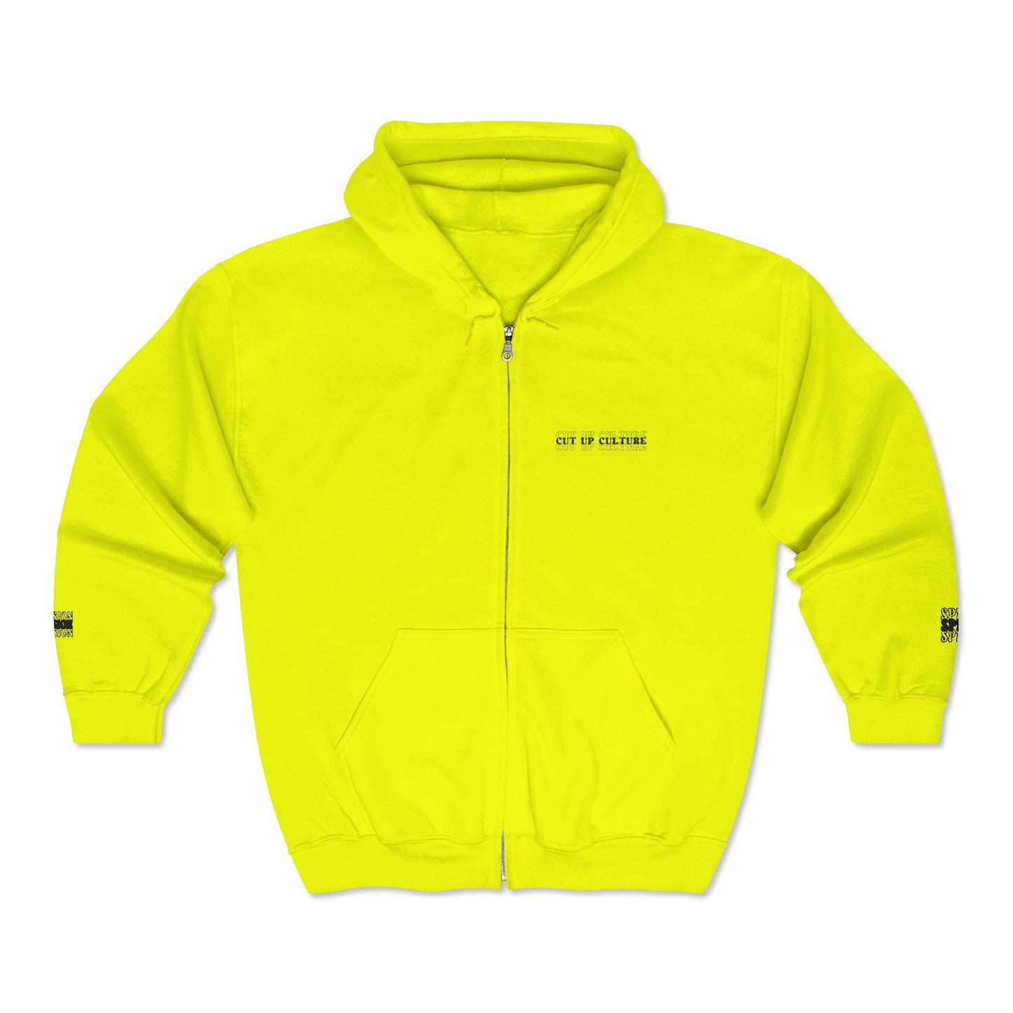 'CUT UP CULTURE' 1st edition Zip Up Jacket