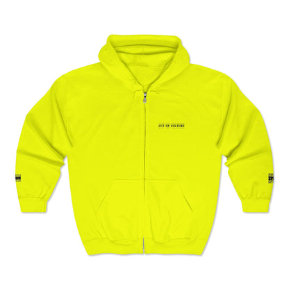 'CUT UP CULTURE' 1st edition Zip Up Jacket