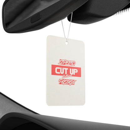 Racing 'Cut Up' Car Air Freshener