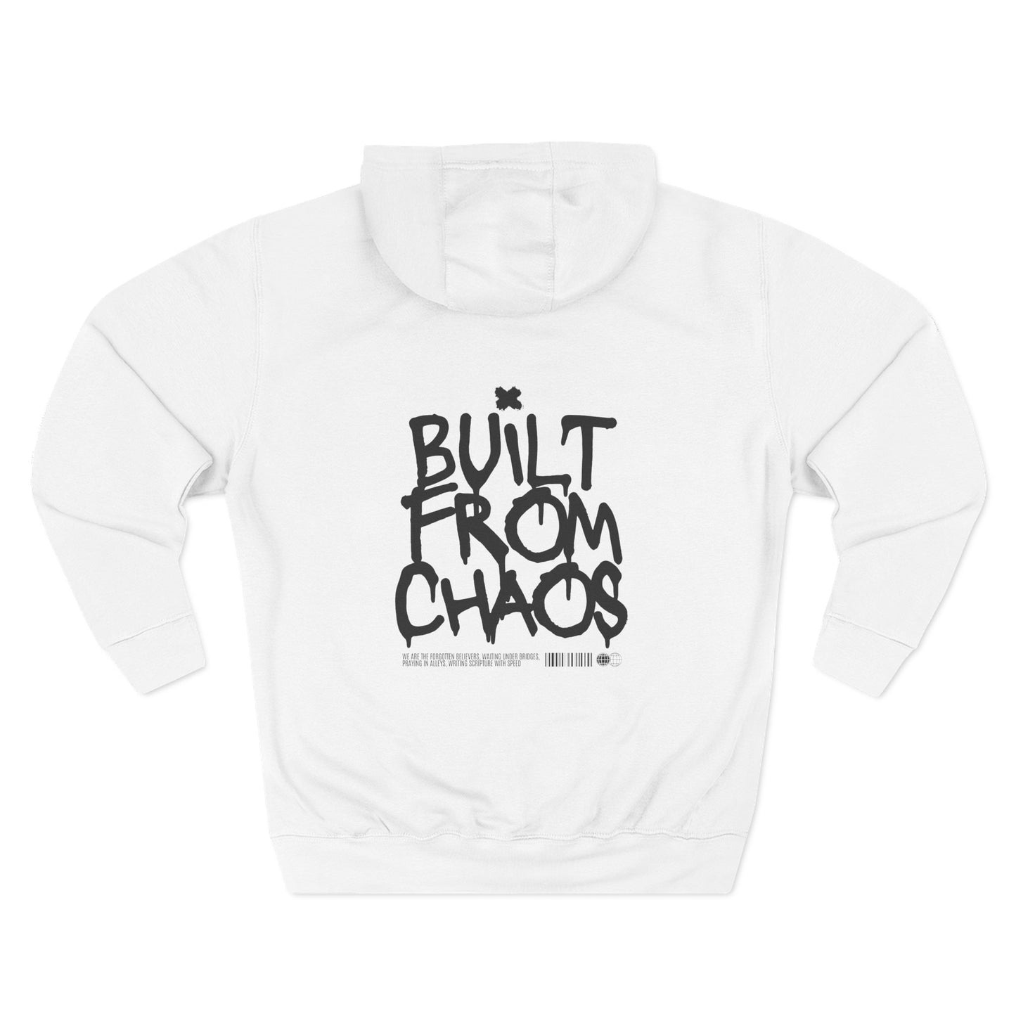 Built From Chaos Hoodie — Cut Up Culture 1st Edition Fleece Pullover