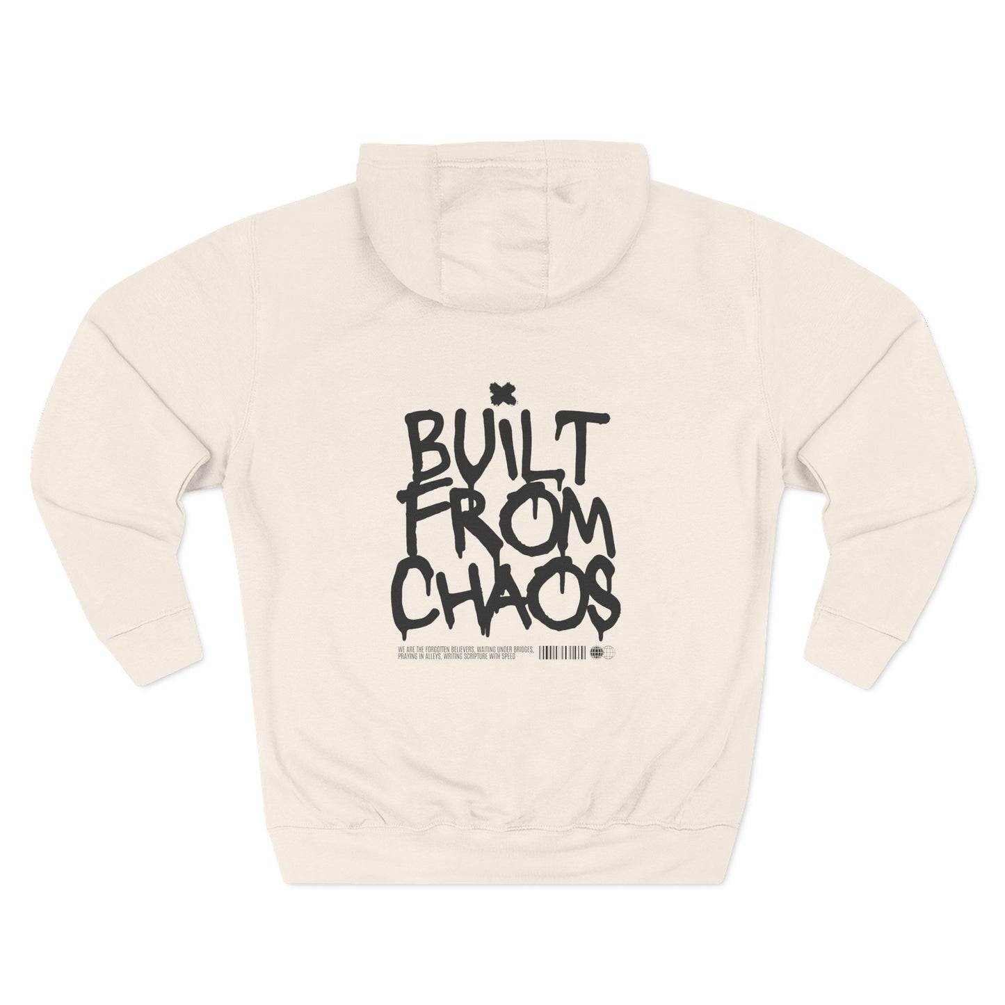 Built From Chaos Hoodie — Cut Up Culture 1st Edition Fleece Pullover