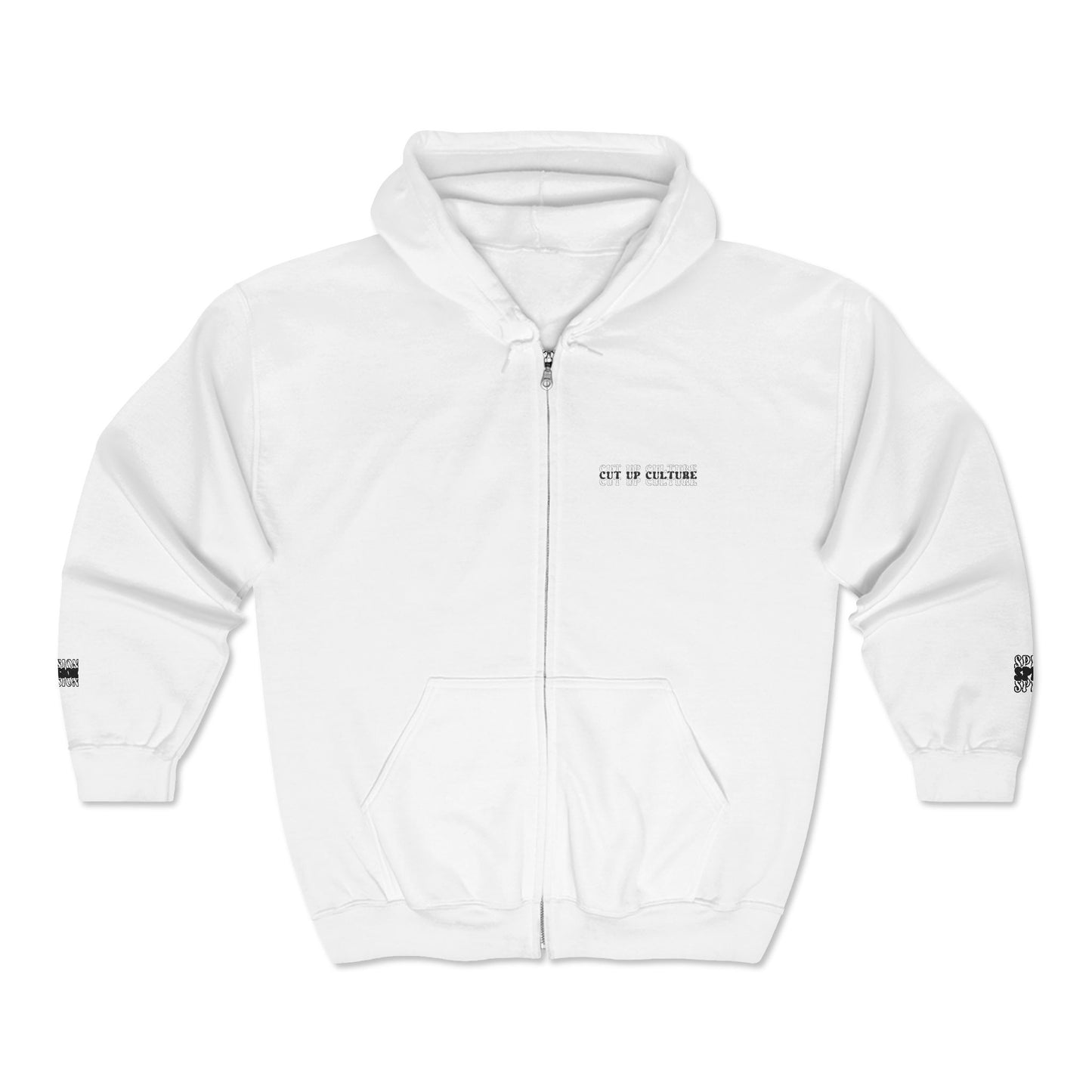 'CUT UP CULTURE' 1st edition Zip Up Jacket