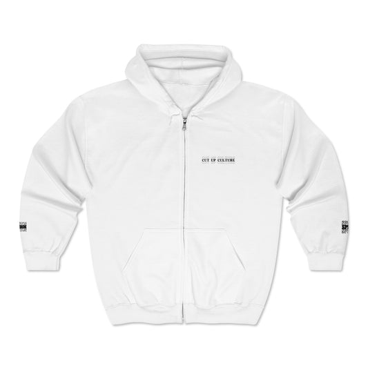 'CUT UP CULTURE' 1st edition Zip Up Jacket