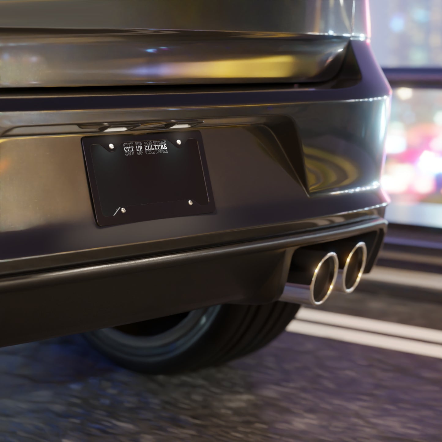 Cut Up Culture 1st Edition Vanity Plate