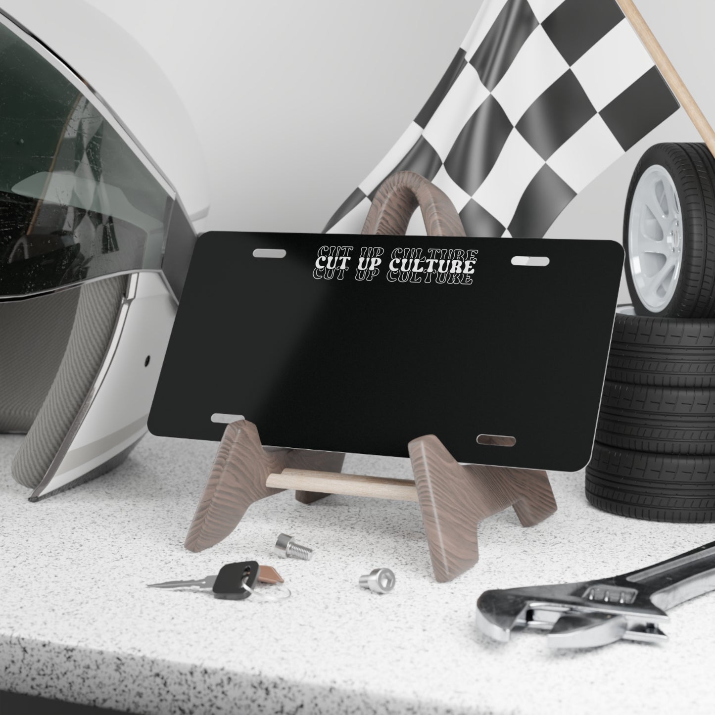 Cut Up Culture 1st Edition Vanity Plate