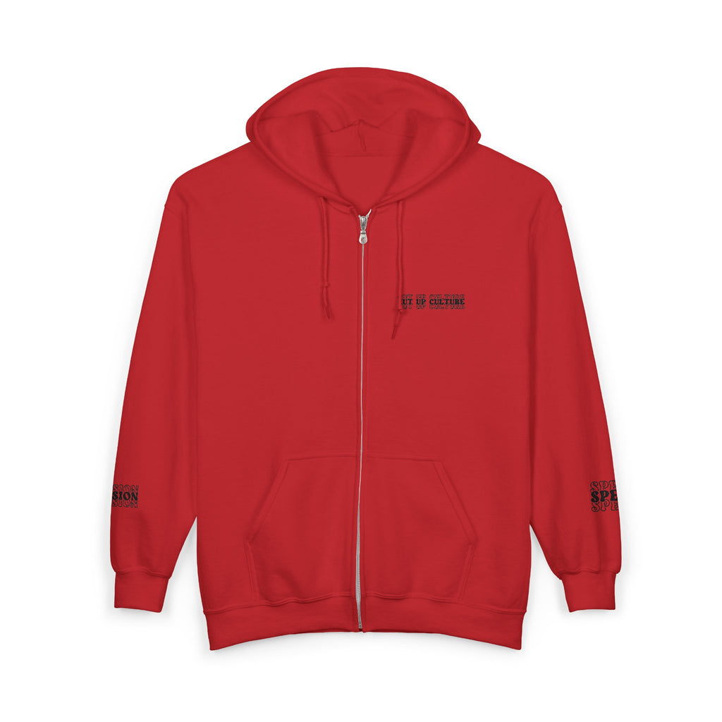 'CUT UP CULTURE' 1st edition Zip Up Jacket