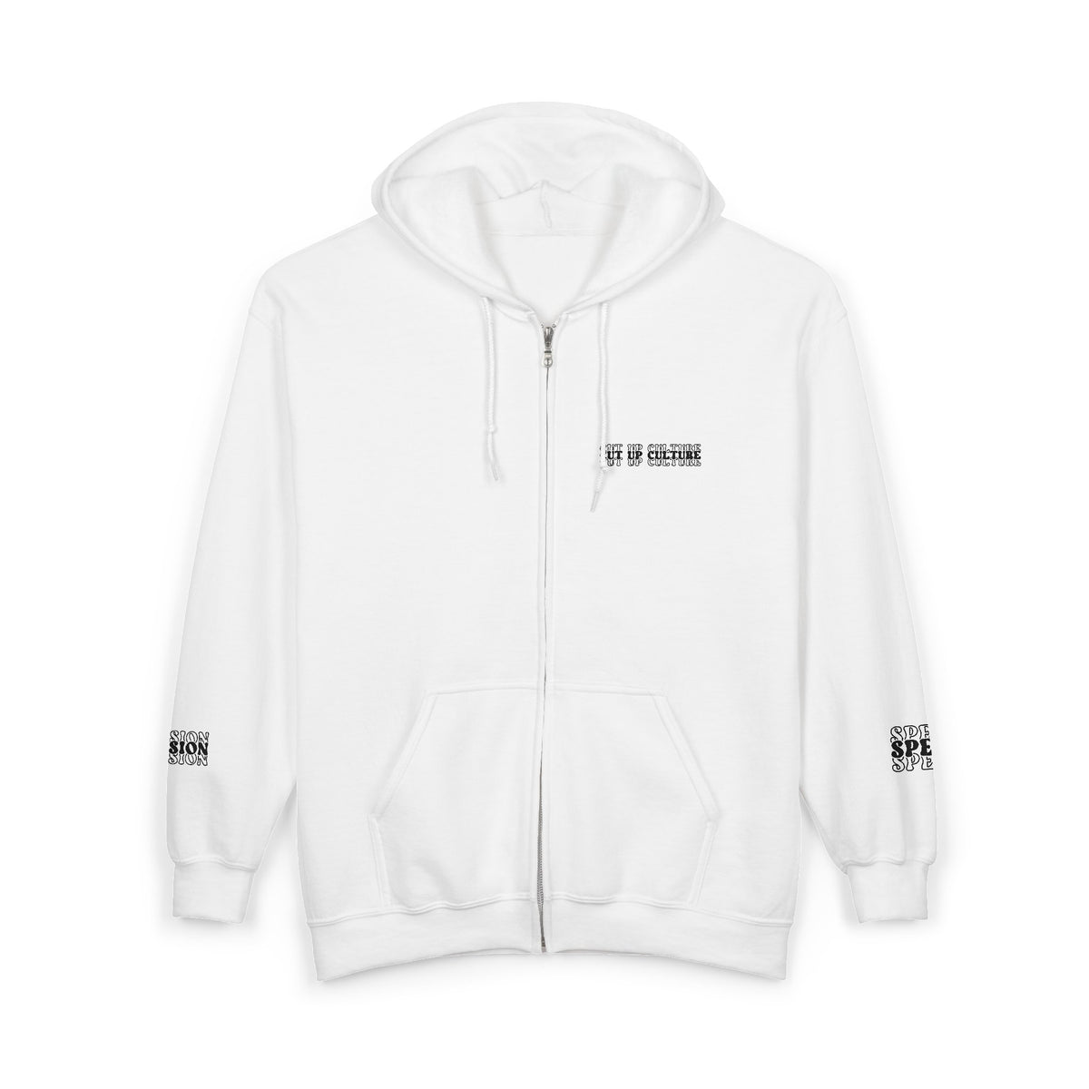 'CUT UP CULTURE' 1st edition Zip Up Jacket