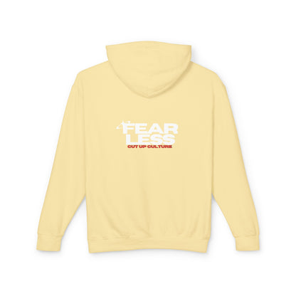 Cut Up Culture/‘Fearless’ lightweight hoodie