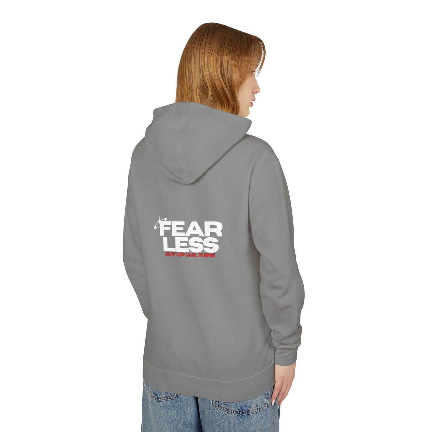 Cut Up Culture/‘Fearless’ lightweight hoodie
