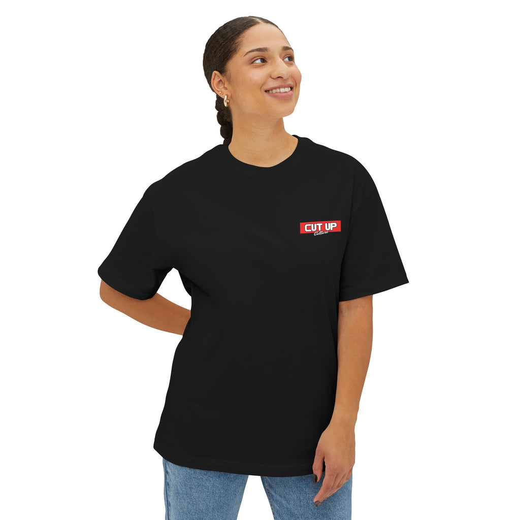 Cut Up Culture RACE Oversized Boxy Tee