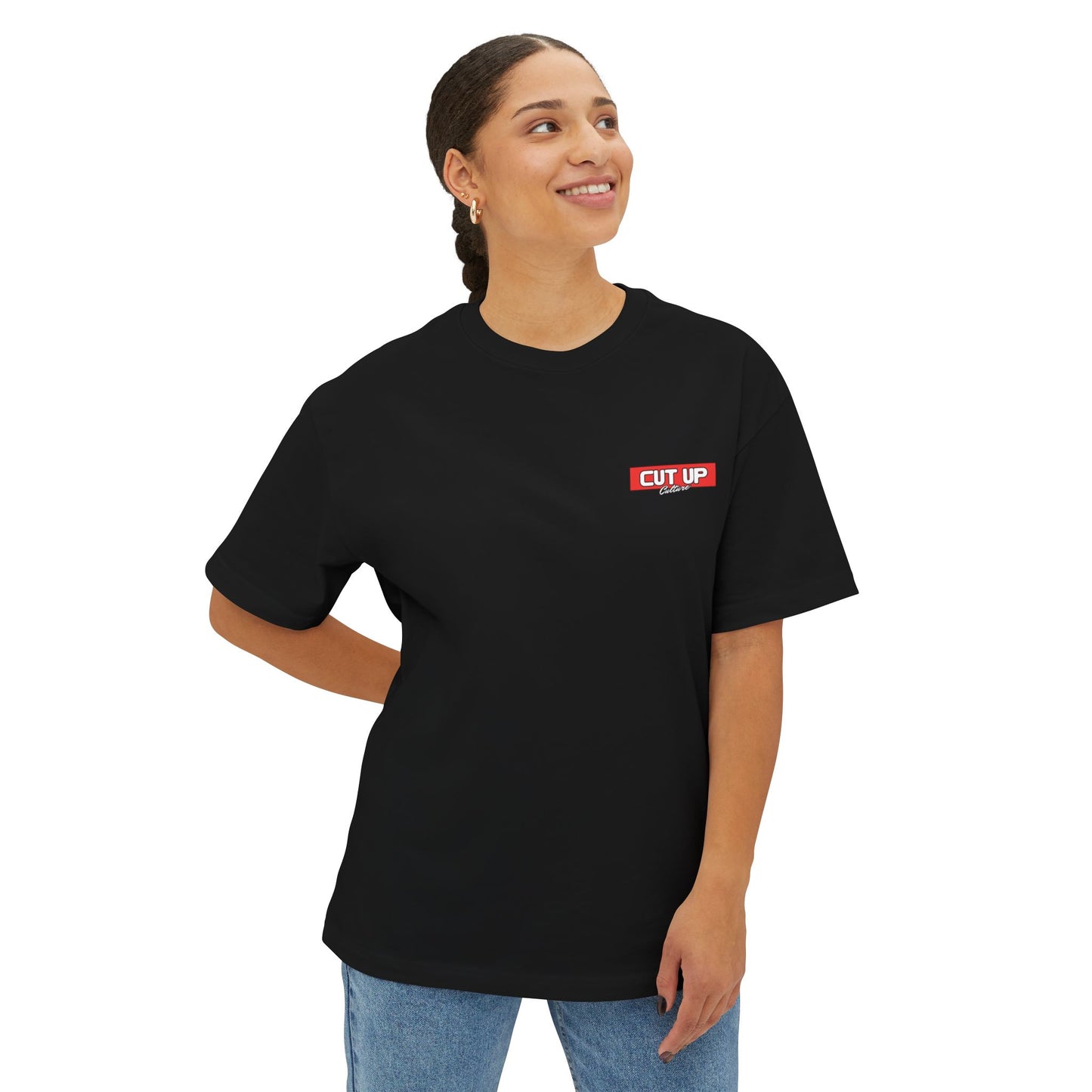Cut Up Culture RACE Oversized Boxy Tee