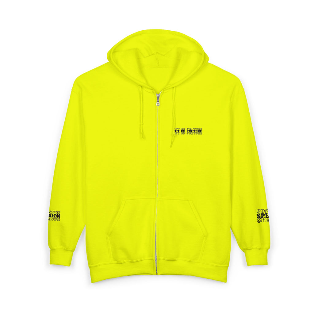 'CUT UP CULTURE' 1st edition Zip Up Jacket