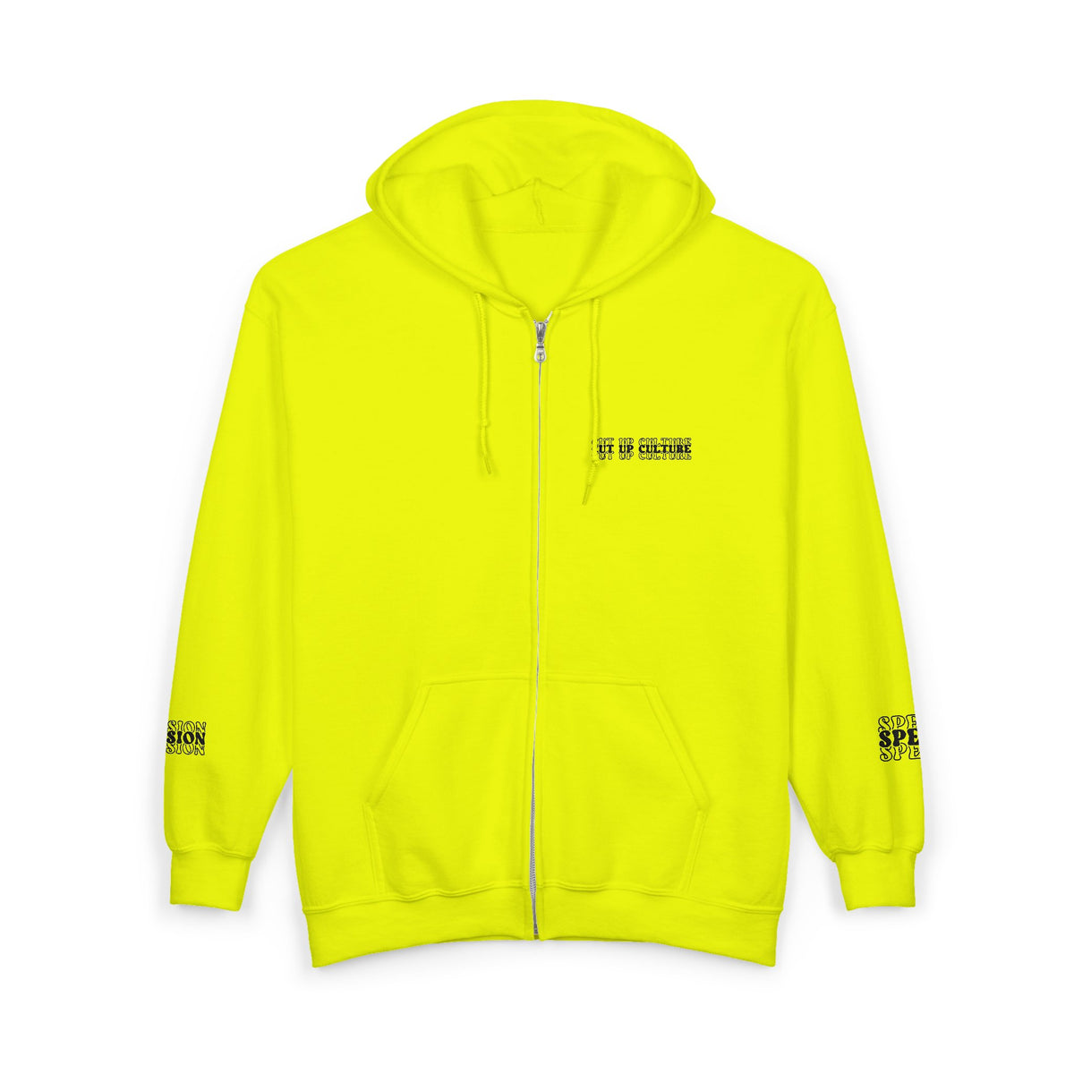 'CUT UP CULTURE' 1st edition Zip Up Jacket