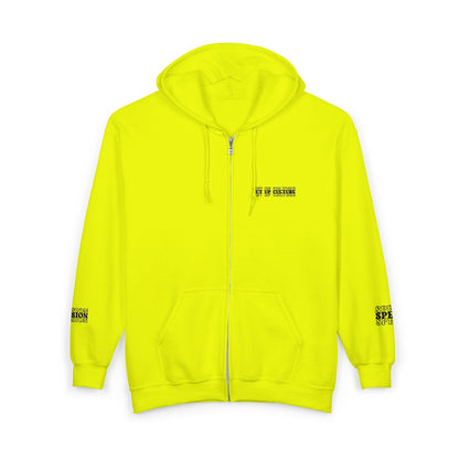 'CUT UP CULTURE' 1st edition Zip Up Jacket