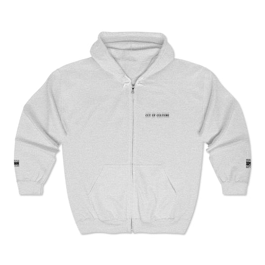 'CUT UP CULTURE' 1st edition Zip Up Jacket