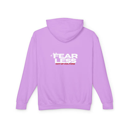 Cut Up Culture/‘Fearless’ lightweight hoodie