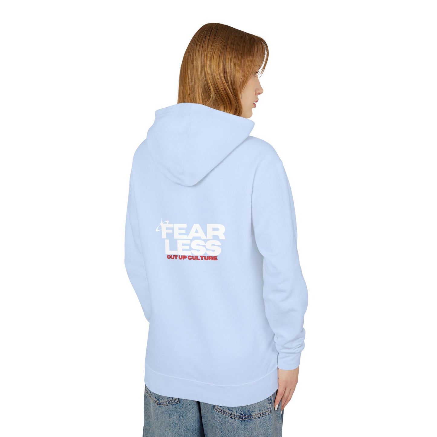 Cut Up Culture/‘Fearless’ lightweight hoodie