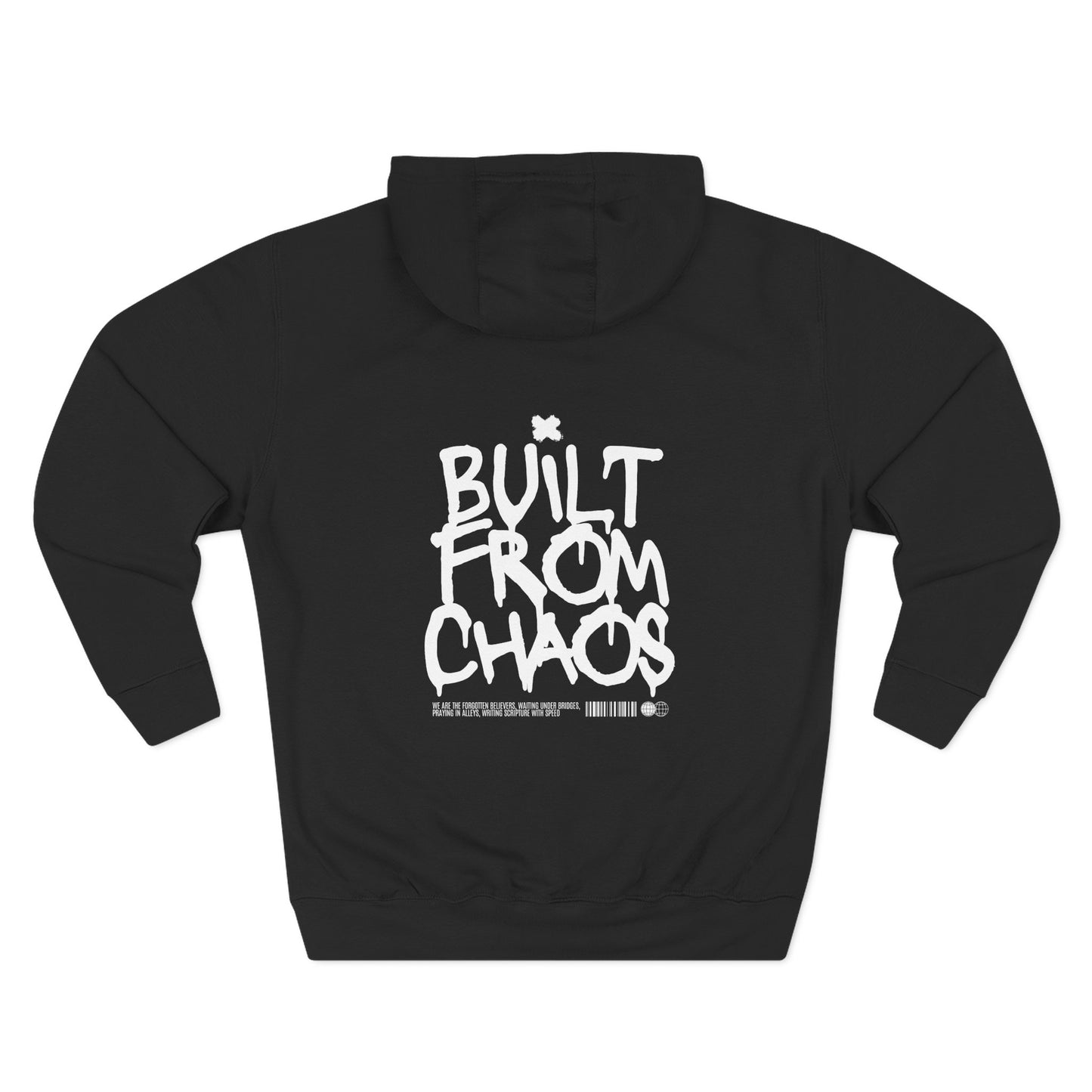 Built From Chaos Hoodie — Cut Up Culture 1st Edition Fleece Pullover