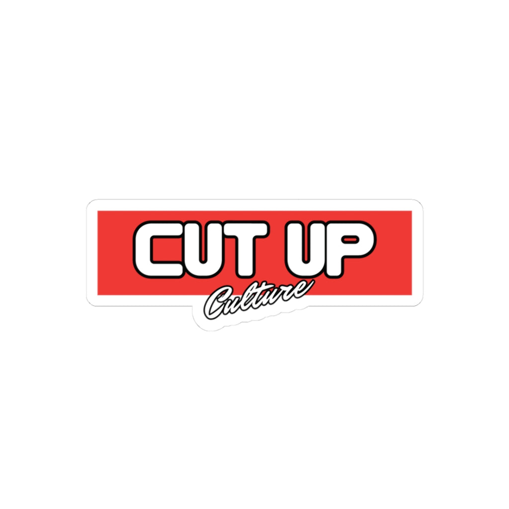 Cut Up Culture ‘RACE’ Cut Stickers