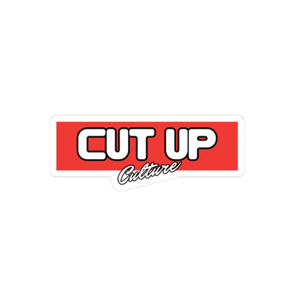 Cut Up Culture ‘RACE’ Cut Stickers