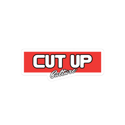 Cut Up Culture ‘RACE’ Cut Stickers