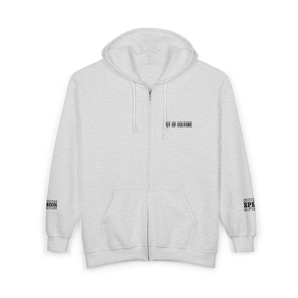 'CUT UP CULTURE' 1st edition Zip Up Jacket