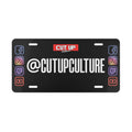 Cut Up Culture Custom Social Media License Plate