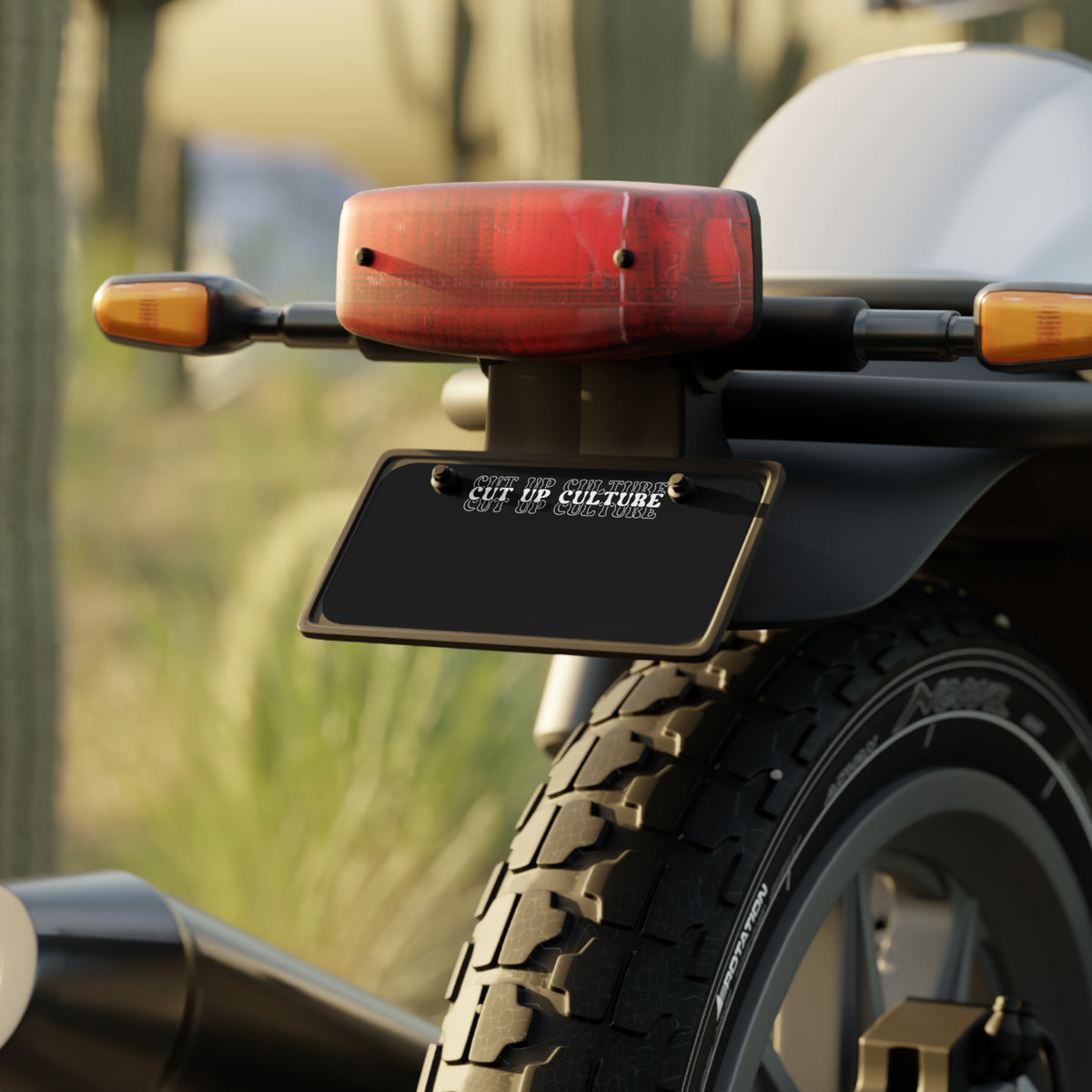 'Cut Up Culture' 1st Edition Moto Tag