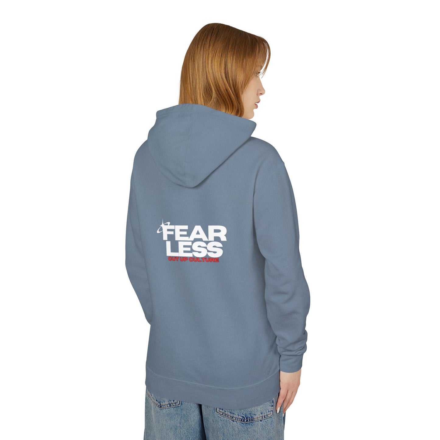 Cut Up Culture/‘Fearless’ lightweight hoodie