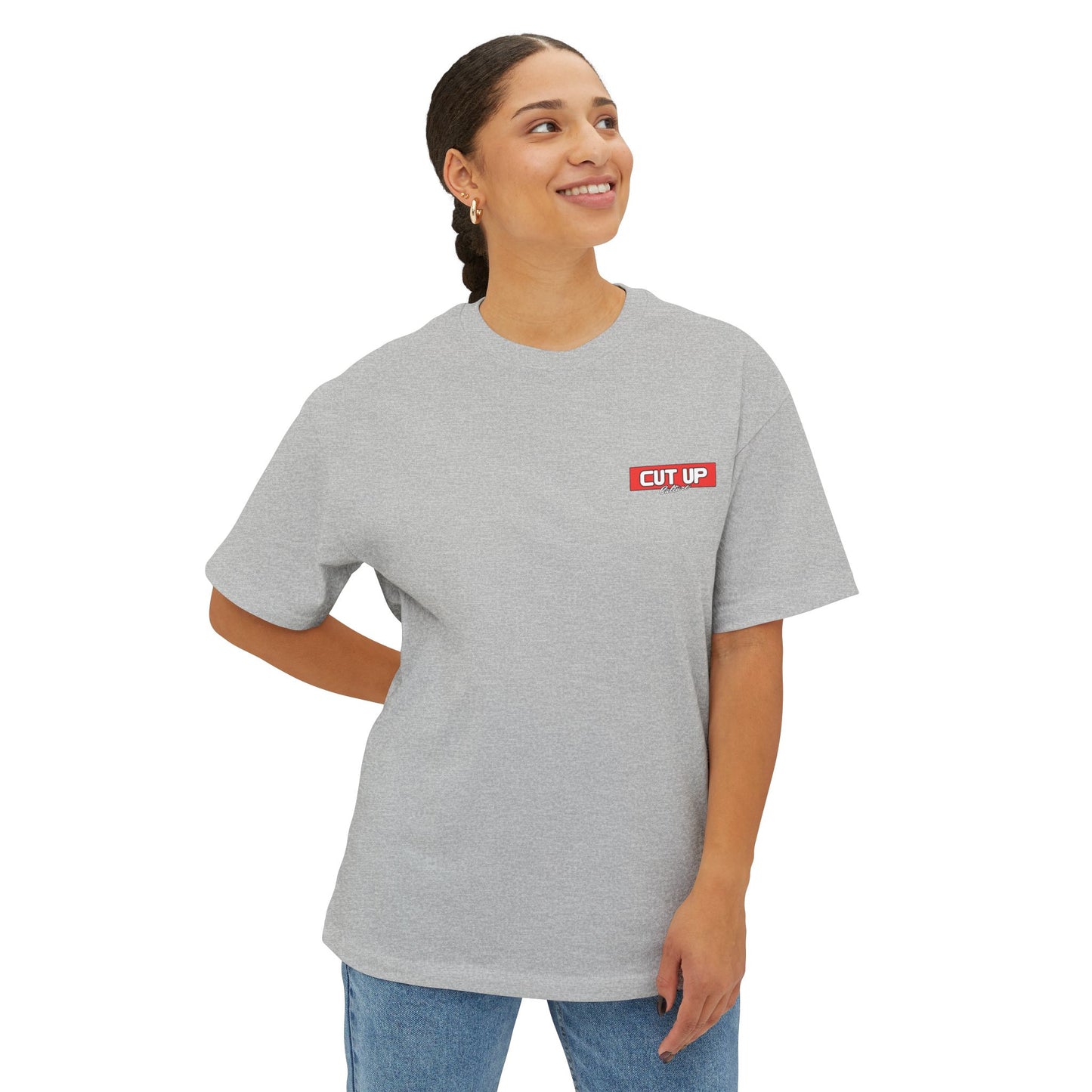 Cut Up Culture RACE Oversized Boxy Tee