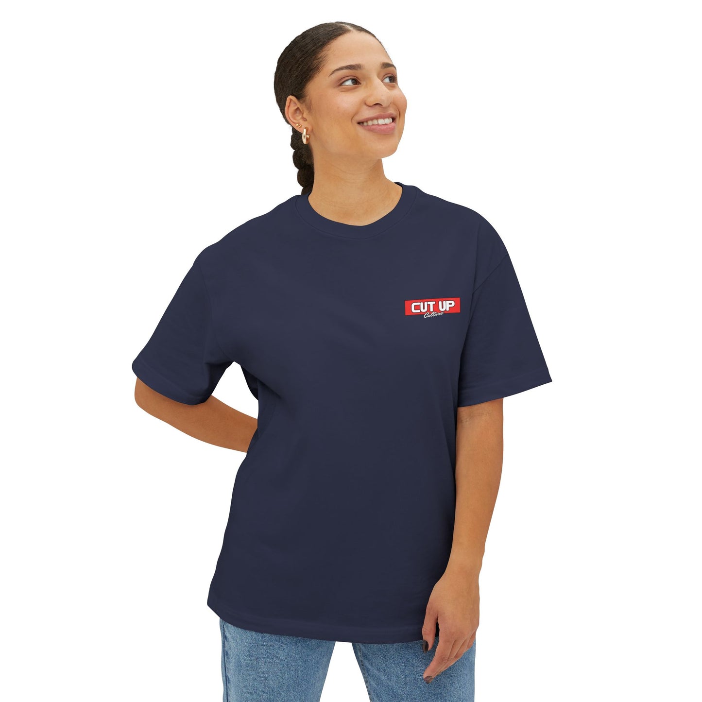 Cut Up Culture RACE Oversized Boxy Tee