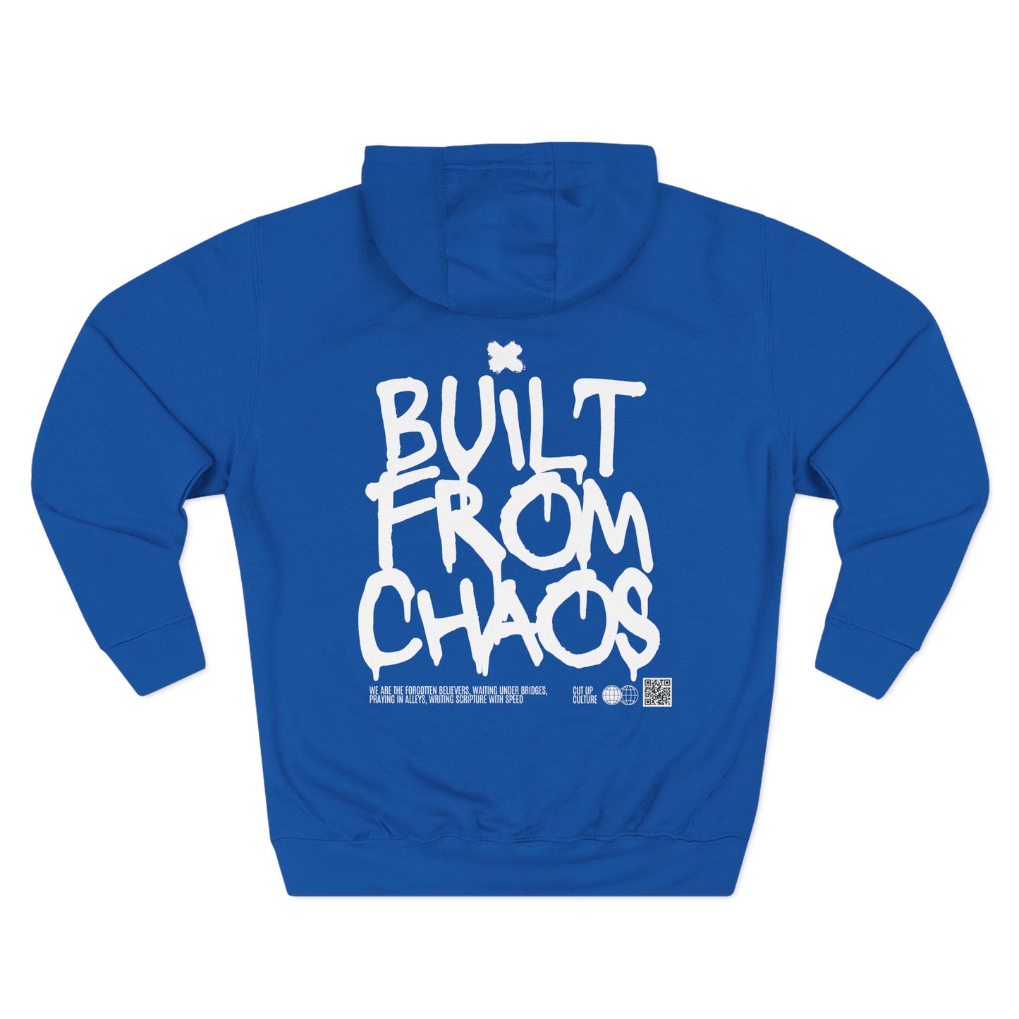 Built From Chaos Hoodie — Cut Up Culture 1st Edition Fleece Pullover