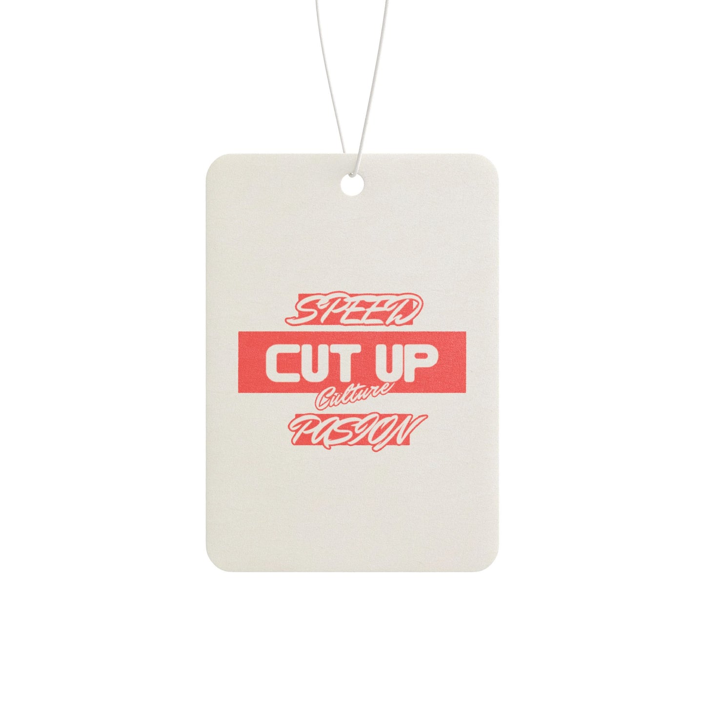 Racing 'Cut Up' Car Air Freshener