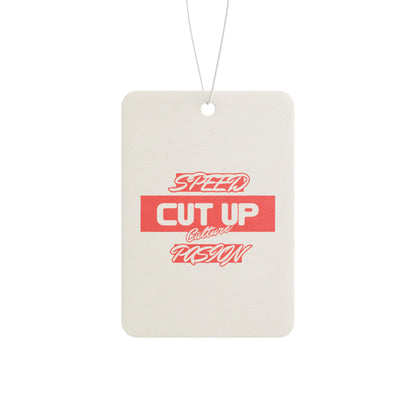 Racing 'Cut Up' Car Air Freshener