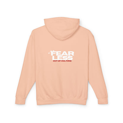 Cut Up Culture/‘Fearless’ lightweight hoodie