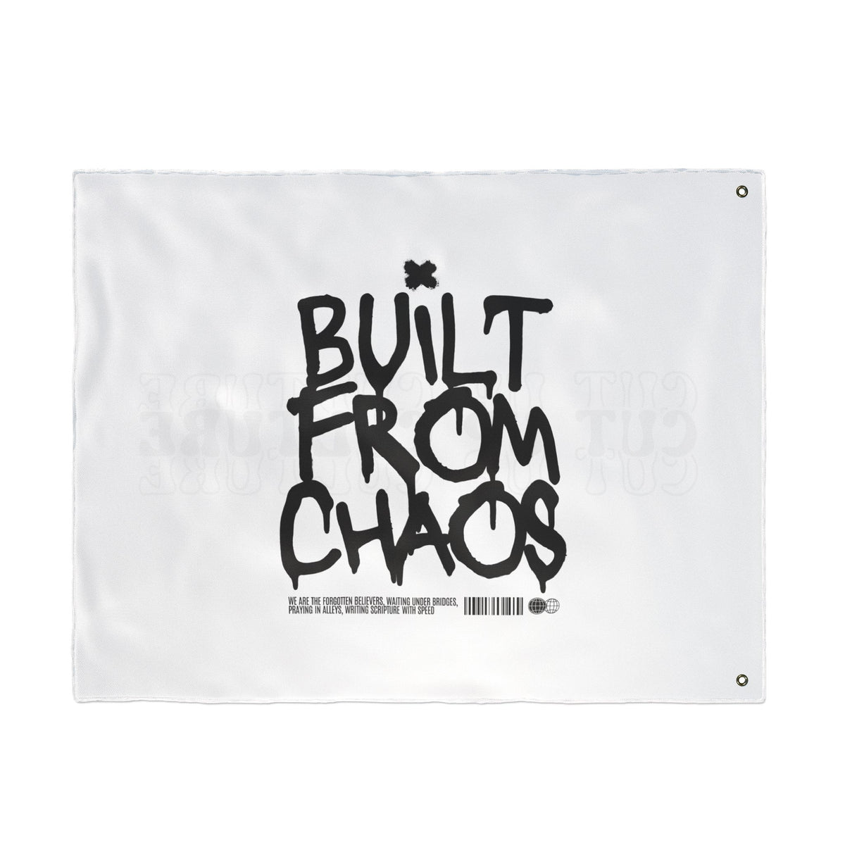 "Built From Chaos" / "Cut Up Culture" 1st edition Banner