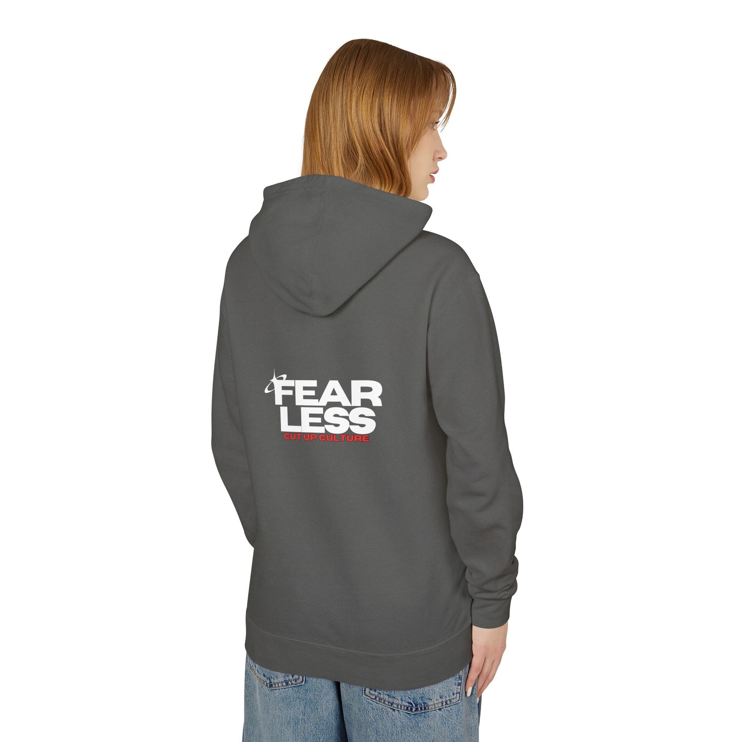 Cut Up Culture/‘Fearless’ lightweight hoodie