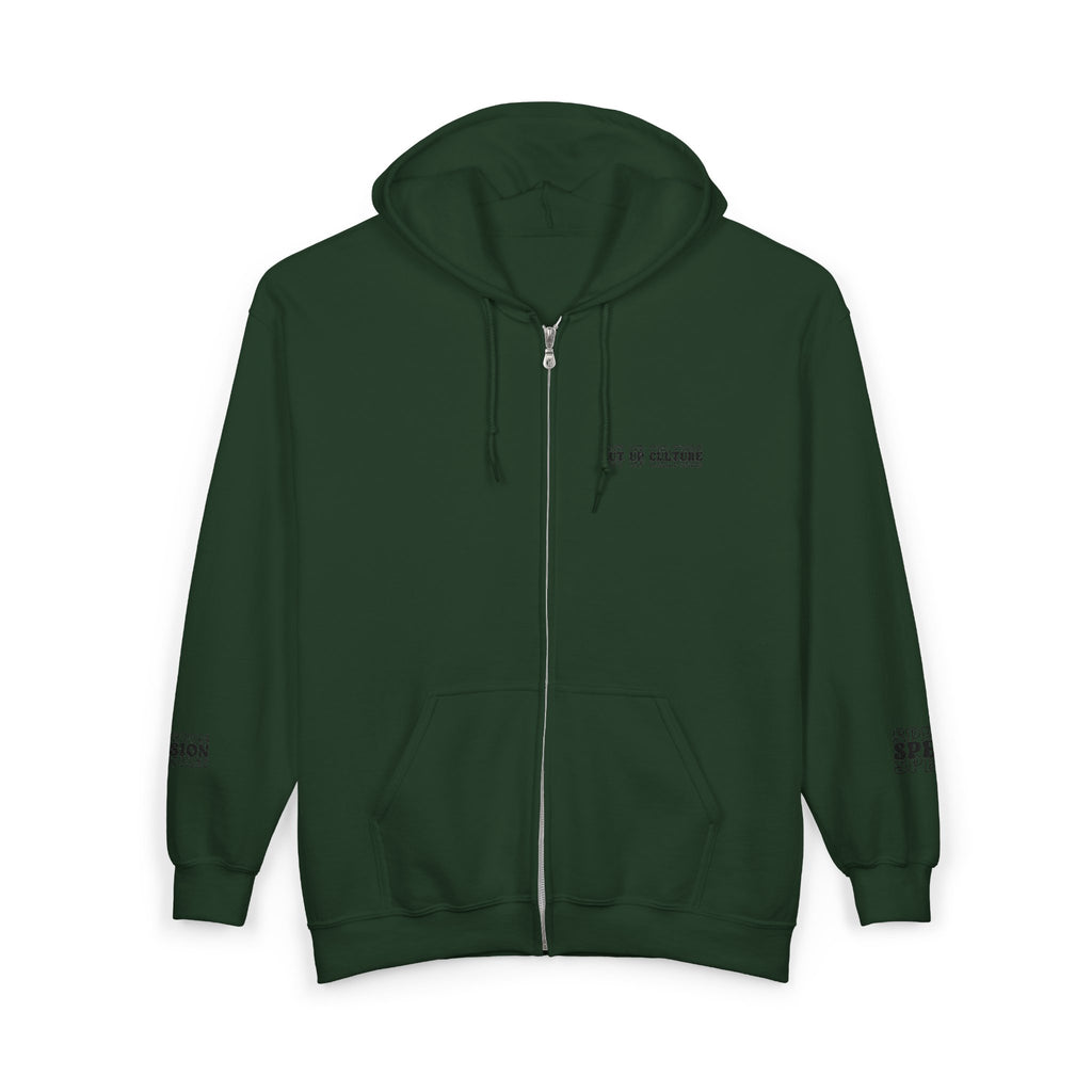 'CUT UP CULTURE' 1st edition Zip Up Jacket